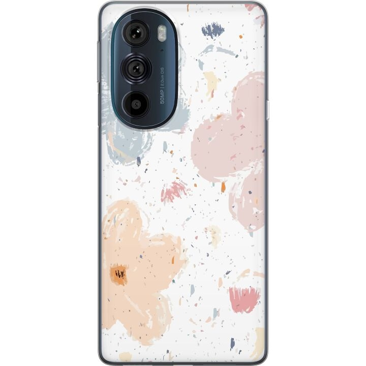 Mobilcover til Motorola Edge 30 Pro med Blomster motiv i gruppen SMARTPHONES & TABLETS / Mobil Beskyttelse / Motorola hos TP E-commerce Nordic AB (A54191)