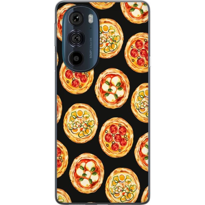 Mobilcover til Motorola Edge 30 Pro med Pizza motiv i gruppen SMARTPHONES & TABLETS / Mobil Beskyttelse / Motorola hos TP E-commerce Nordic AB (A54192)