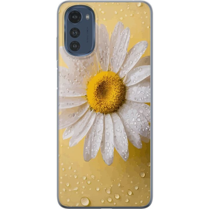 Mobilcover til Motorola Moto E32s med Porcelænsblomst motiv i gruppen SMARTPHONES & TABLETS / Mobil Beskyttelse / Motorola hos TP E-commerce Nordic AB (A54260)