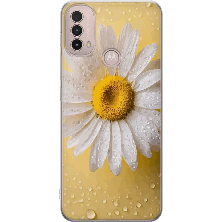 Mobilcover til Motorola Moto E40 med Porcelænsblomst motiv i gruppen SMARTPHONES & TABLETS / Mobil Beskyttelse / Motorola hos TP E-commerce Nordic AB (A54287)