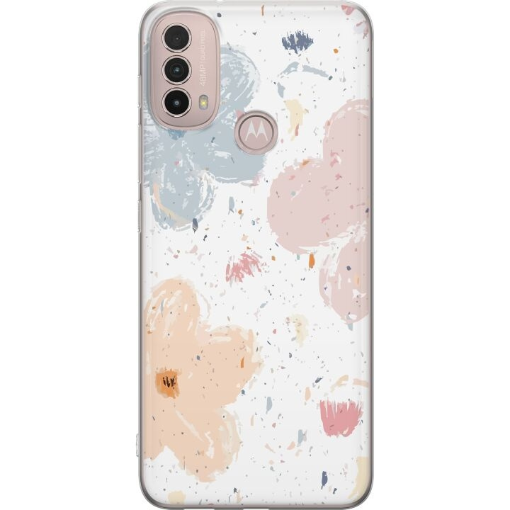 Mobilcover til Motorola Moto E40 med Blomster motiv i gruppen SMARTPHONES & TABLETS / Mobil Beskyttelse / Motorola hos TP E-commerce Nordic AB (A54299)