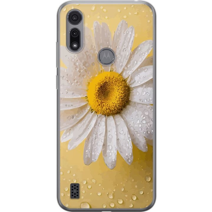 Mobilcover til Motorola Moto E6i med Porcelænsblomst motiv i gruppen SMARTPHONES & TABLETS / Mobil Beskyttelse / Motorola hos TP E-commerce Nordic AB (A54341)