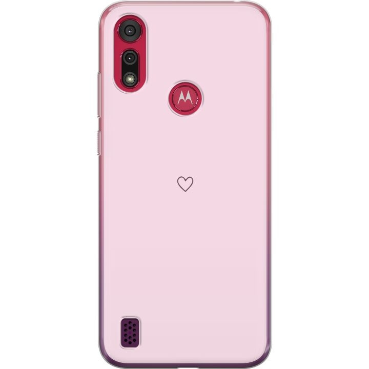 Mobilcover til Motorola Moto E6s (2020) med Hjerte motiv i gruppen SMARTPHONES & TABLETS / Mobil Beskyttelse / Motorola hos TP E-commerce Nordic AB (A54387)