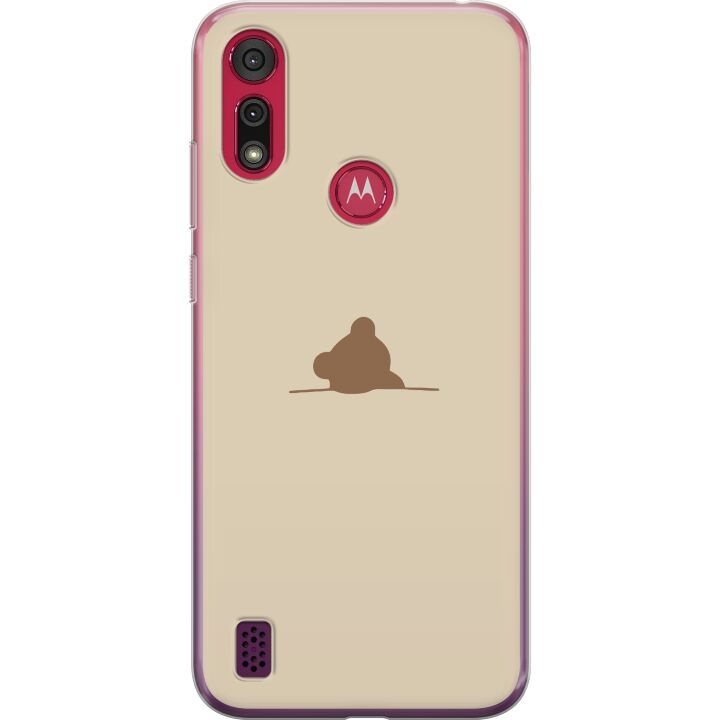 Mobilcover til Motorola Moto E6s (2020) med Nalle motiv i gruppen SMARTPHONES & TABLETS / Mobil Beskyttelse / Motorola hos TP E-commerce Nordic AB (A54388)