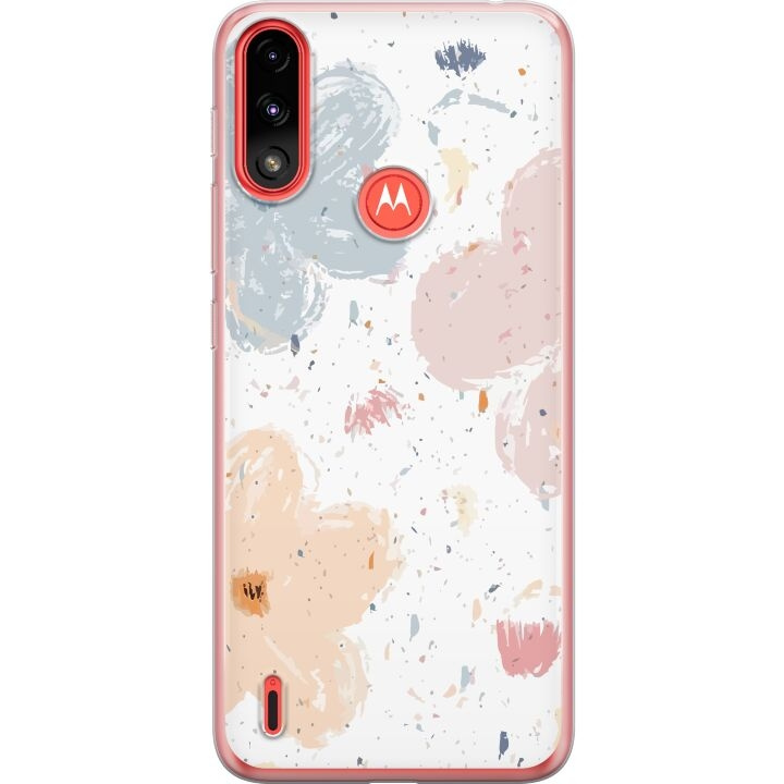 Mobilcover til Motorola Moto E7 Power med Blomster motiv i gruppen SMARTPHONES & TABLETS / Mobil Beskyttelse / Motorola hos TP E-commerce Nordic AB (A54461)