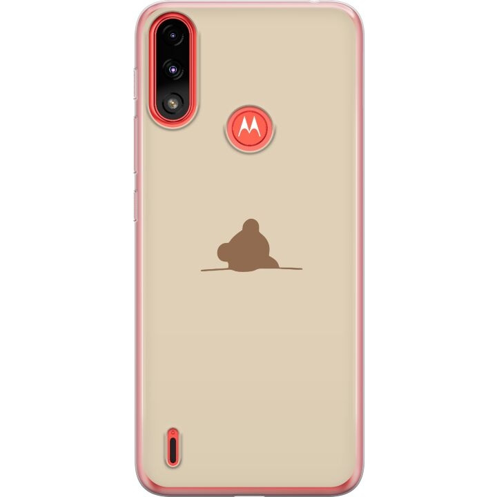 Mobilcover til Motorola Moto E7 Power med Nalle motiv i gruppen SMARTPHONES & TABLETS / Mobil Beskyttelse / Motorola hos TP E-commerce Nordic AB (A54469)