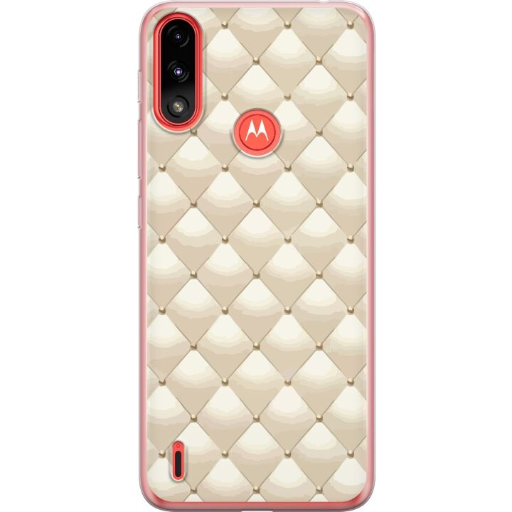 Mobilcover til Motorola Moto E7 Power med Guldglans motiv i gruppen SMARTPHONES & TABLETS / Mobil Beskyttelse / Motorola hos TP E-commerce Nordic AB (A54475)