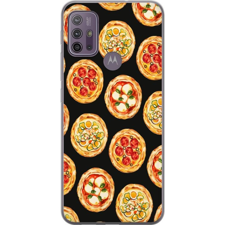 Mobilcover til Motorola Moto G10 med Pizza motiv i gruppen SMARTPHONES & TABLETS / Mobil Beskyttelse / Motorola hos TP E-commerce Nordic AB (A54597)