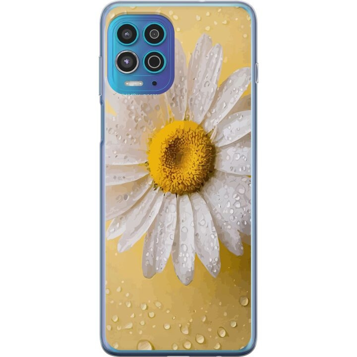 Mobilcover til Motorola Moto G100 med Porcelænsblomst motiv i gruppen SMARTPHONES & TABLETS / Mobil Beskyttelse / Motorola hos TP E-commerce Nordic AB (A54611)