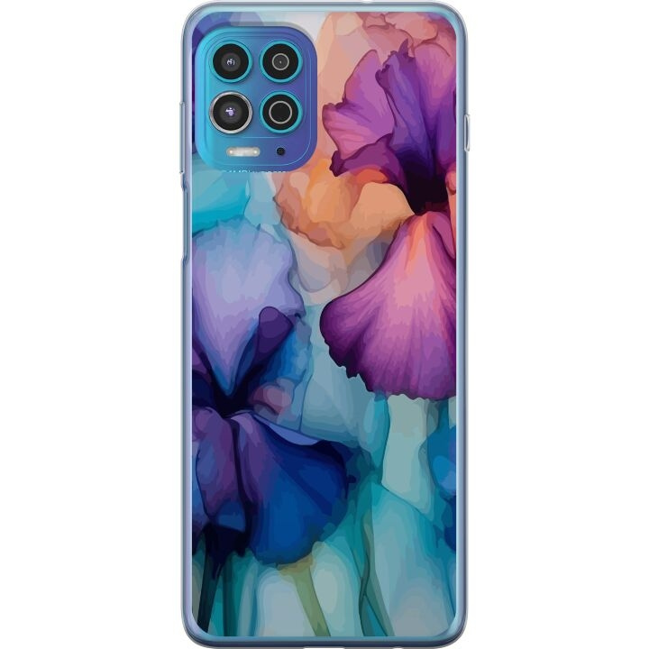 Mobilcover til Motorola Moto G100 med Magiske blomster motiv i gruppen SMARTPHONES & TABLETS / Mobil Beskyttelse / Motorola hos TP E-commerce Nordic AB (A54614)