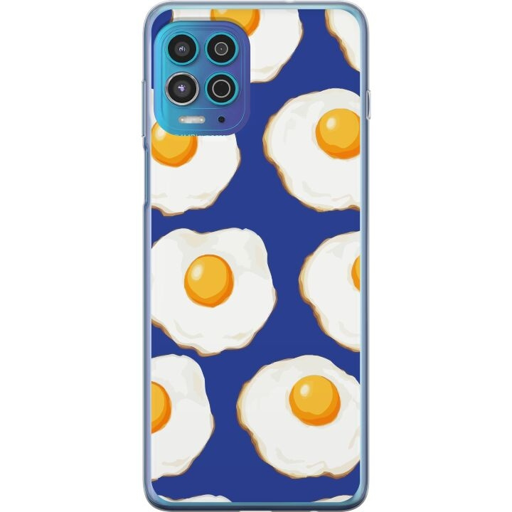 Mobilcover til Motorola Moto G100 med Stegte æg motiv i gruppen SMARTPHONES & TABLETS / Mobil Beskyttelse / Motorola hos TP E-commerce Nordic AB (A54617)