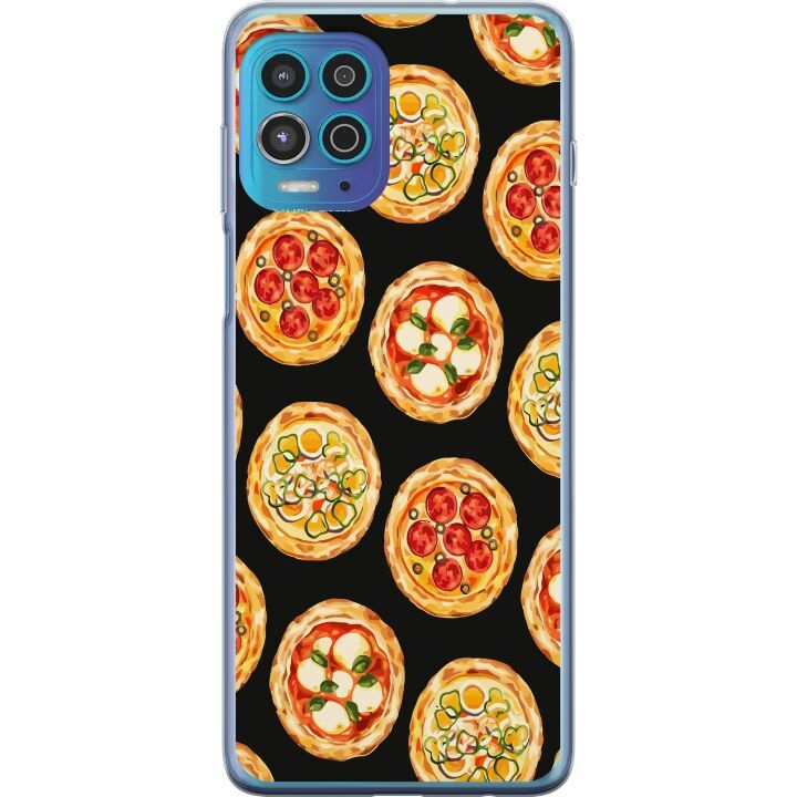 Mobilcover til Motorola Moto G100 med Pizza motiv i gruppen SMARTPHONES & TABLETS / Mobil Beskyttelse / Motorola hos TP E-commerce Nordic AB (A54624)