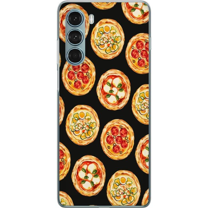 Mobilcover til Motorola Moto G200 5G med Pizza motiv i gruppen SMARTPHONES & TABLETS / Mobil Beskyttelse / Motorola hos TP E-commerce Nordic AB (A54732)