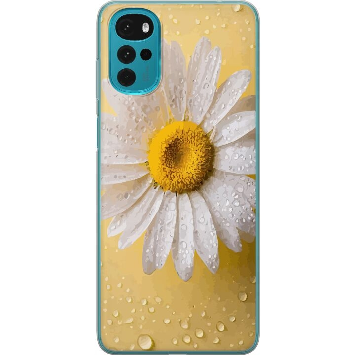 Mobilcover til Motorola Moto G22 med Porcelænsblomst motiv i gruppen SMARTPHONES & TABLETS / Mobil Beskyttelse / Motorola hos TP E-commerce Nordic AB (A54746)