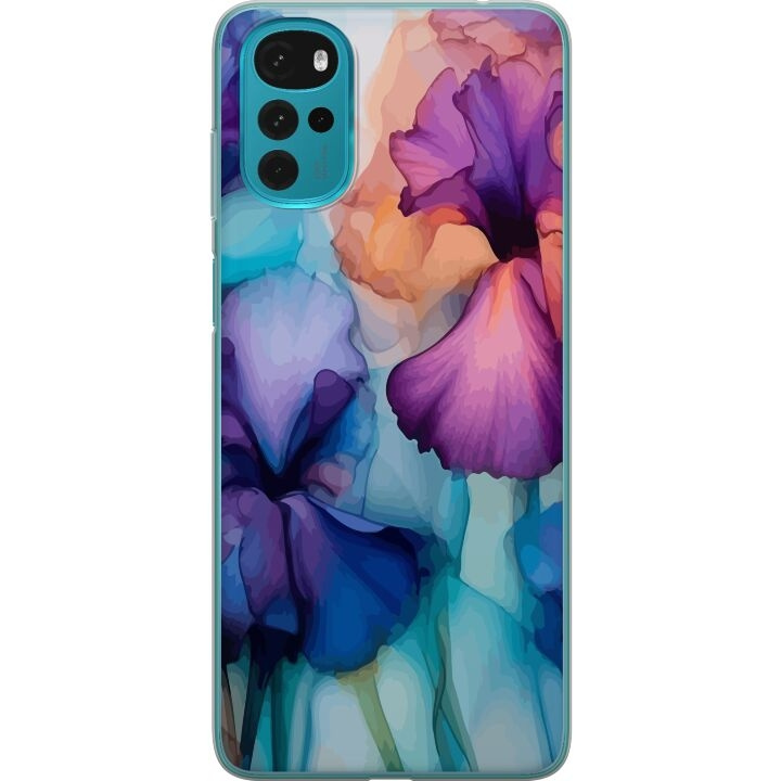 Mobilcover til Motorola Moto G22 med Magiske blomster motiv i gruppen SMARTPHONES & TABLETS / Mobil Beskyttelse / Motorola hos TP E-commerce Nordic AB (A54749)