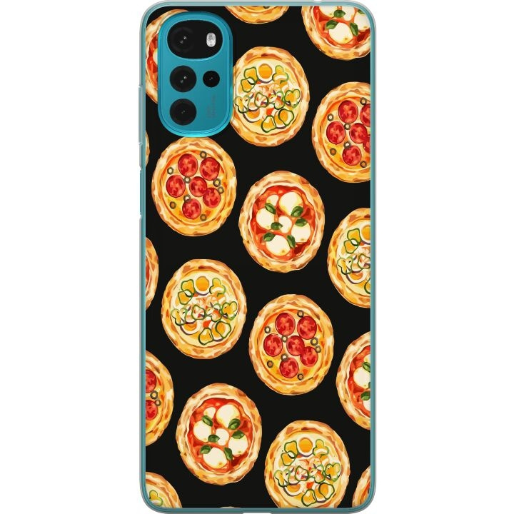 Mobilcover til Motorola Moto G22 med Pizza motiv i gruppen SMARTPHONES & TABLETS / Mobil Beskyttelse / Motorola hos TP E-commerce Nordic AB (A54759)