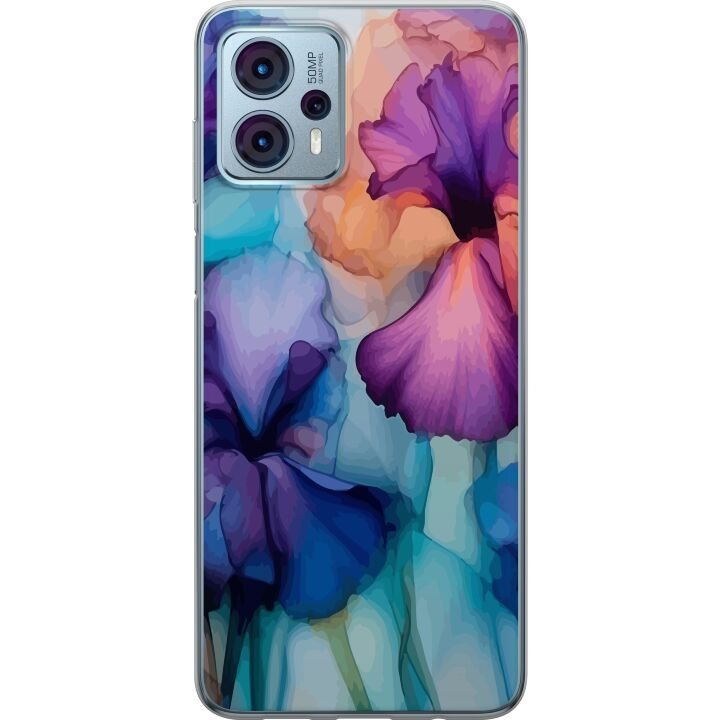 Mobilcover til Motorola Moto G23 med Magiske blomster motiv i gruppen SMARTPHONES & TABLETS / Mobil Beskyttelse / Motorola hos TP E-commerce Nordic AB (A54803)