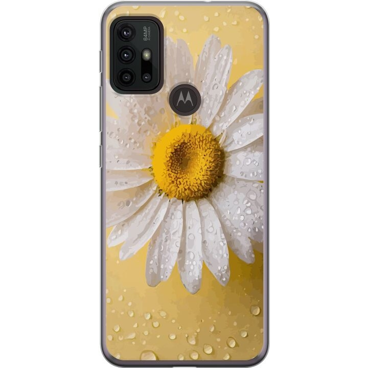 Mobilcover til Motorola Moto G30 med Porcelænsblomst motiv i gruppen SMARTPHONES & TABLETS / Mobil Beskyttelse / Motorola hos TP E-commerce Nordic AB (A54854)