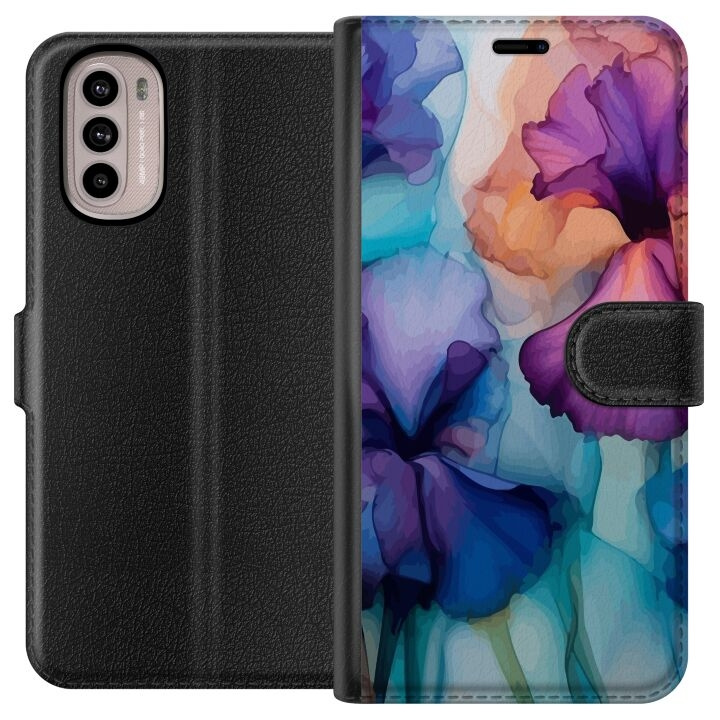 Tegnebogsetui til Motorola Moto G31 med Magiske blomster motiv i gruppen SMARTPHONES & TABLETS / Mobil Beskyttelse / Motorola hos TP E-commerce Nordic AB (A54884)