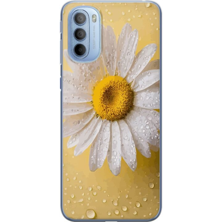 Mobilcover til Motorola Moto G31 med Porcelænsblomst motiv i gruppen SMARTPHONES & TABLETS / Mobil Beskyttelse / Motorola hos TP E-commerce Nordic AB (A54908)