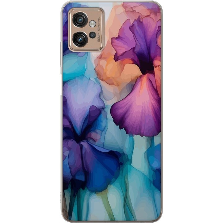 Mobilcover til Motorola Moto G32 med Magiske blomster motiv i gruppen SMARTPHONES & TABLETS / Mobil Beskyttelse / Motorola hos TP E-commerce Nordic AB (A54938)