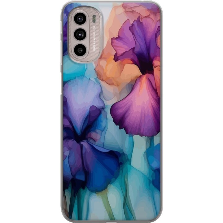 Mobilcover til Motorola Moto G41 med Magiske blomster motiv i gruppen SMARTPHONES & TABLETS / Mobil Beskyttelse / Motorola hos TP E-commerce Nordic AB (A54992)