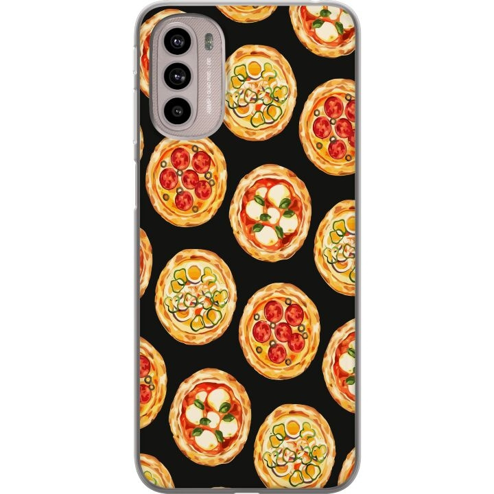 Mobilcover til Motorola Moto G41 med Pizza motiv i gruppen SMARTPHONES & TABLETS / Mobil Beskyttelse / Motorola hos TP E-commerce Nordic AB (A55002)