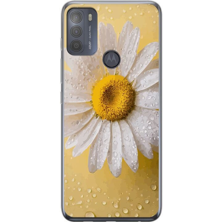 Mobilcover til Motorola Moto G50 med Porcelænsblomst motiv i gruppen SMARTPHONES & TABLETS / Mobil Beskyttelse / Motorola hos TP E-commerce Nordic AB (A55043)