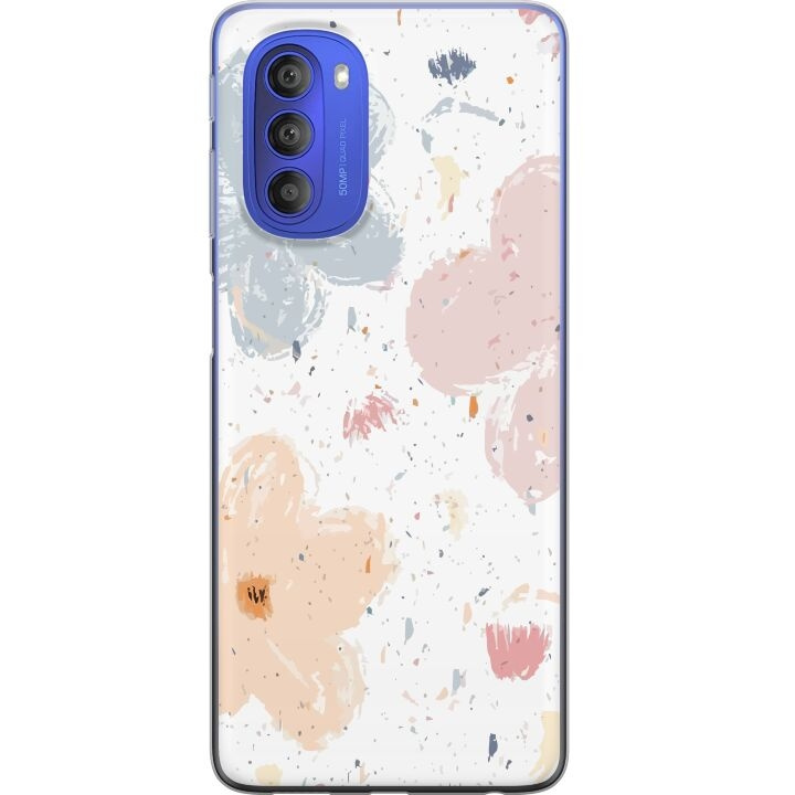 Mobilcover til Motorola Moto G51 5G med Blomster motiv i gruppen SMARTPHONES & TABLETS / Mobil Beskyttelse / Motorola hos TP E-commerce Nordic AB (A55082)