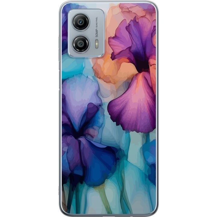 Mobilcover til Motorola Moto G53 med Magiske blomster motiv i gruppen SMARTPHONES & TABLETS / Mobil Beskyttelse / Motorola hos TP E-commerce Nordic AB (A55127)