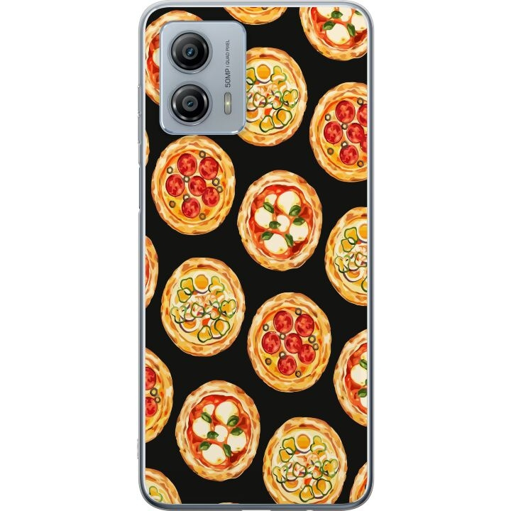 Mobilcover til Motorola Moto G53 med Pizza motiv i gruppen SMARTPHONES & TABLETS / Mobil Beskyttelse / Motorola hos TP E-commerce Nordic AB (A55137)