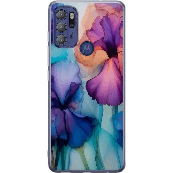 Mobilcover til Motorola Moto G60S med Magiske blomster motiv i gruppen SMARTPHONES & TABLETS / Mobil Beskyttelse / Motorola hos TP E-commerce Nordic AB (A55208)