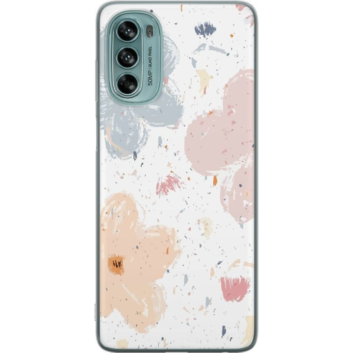 Mobilcover til Motorola Moto G62 5G med Blomster motiv i gruppen SMARTPHONES & TABLETS / Mobil Beskyttelse / Motorola hos TP E-commerce Nordic AB (A55244)