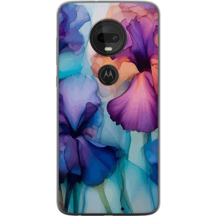 Mobilcover til Motorola Moto G7 med Magiske blomster motiv i gruppen SMARTPHONES & TABLETS / Mobil Beskyttelse / Motorola hos TP E-commerce Nordic AB (A55262)