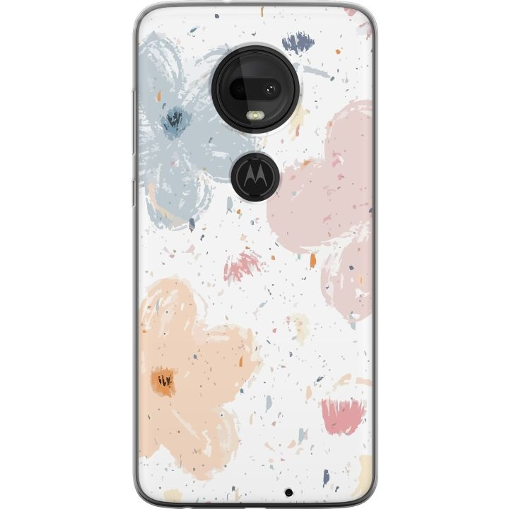 Mobilcover til Motorola Moto G7 med Blomster motiv i gruppen SMARTPHONES & TABLETS / Mobil Beskyttelse / Motorola hos TP E-commerce Nordic AB (A55271)