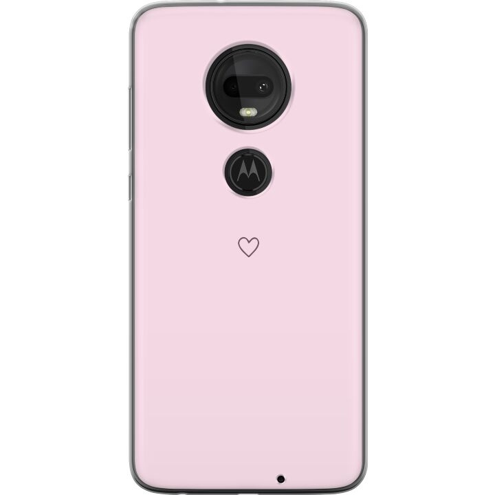 Mobilcover til Motorola Moto G7 med Hjerte motiv i gruppen SMARTPHONES & TABLETS / Mobil Beskyttelse / Motorola hos TP E-commerce Nordic AB (A55278)