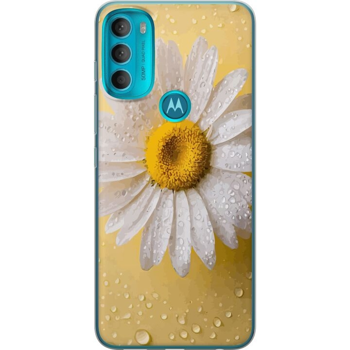 Mobilcover til Motorola Moto G71 5G med Porcelænsblomst motiv i gruppen SMARTPHONES & TABLETS / Mobil Beskyttelse / Motorola hos TP E-commerce Nordic AB (A55286)
