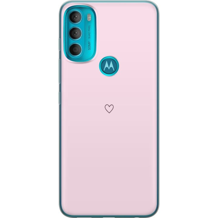 Mobilcover til Motorola Moto G71 5G med Hjerte motiv i gruppen SMARTPHONES & TABLETS / Mobil Beskyttelse / Motorola hos TP E-commerce Nordic AB (A55305)