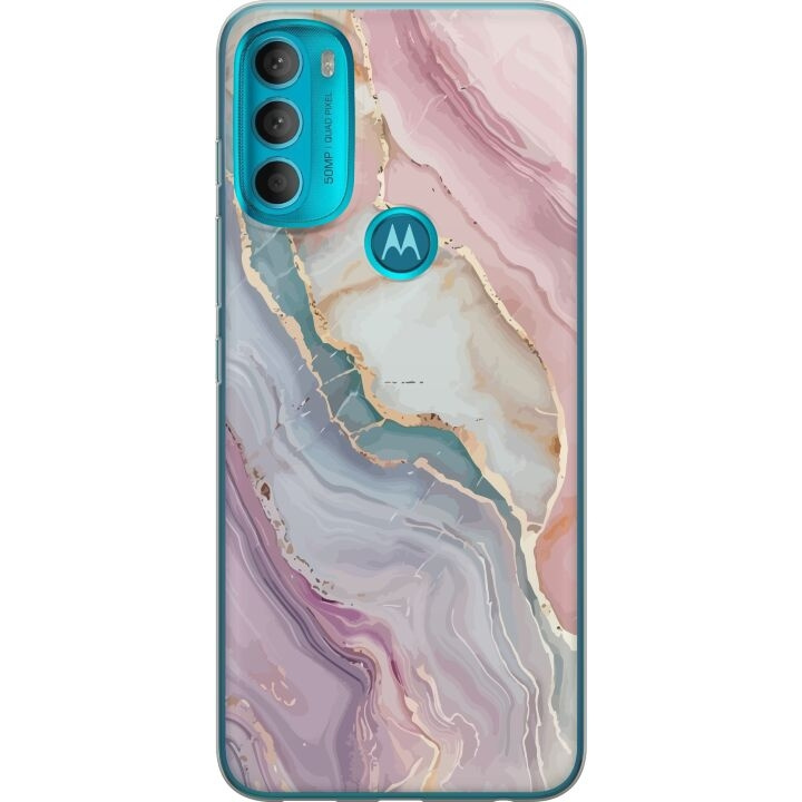 Mobilcover til Motorola Moto G71 5G med Marmor motiv i gruppen SMARTPHONES & TABLETS / Mobil Beskyttelse / Motorola hos TP E-commerce Nordic AB (A55308)