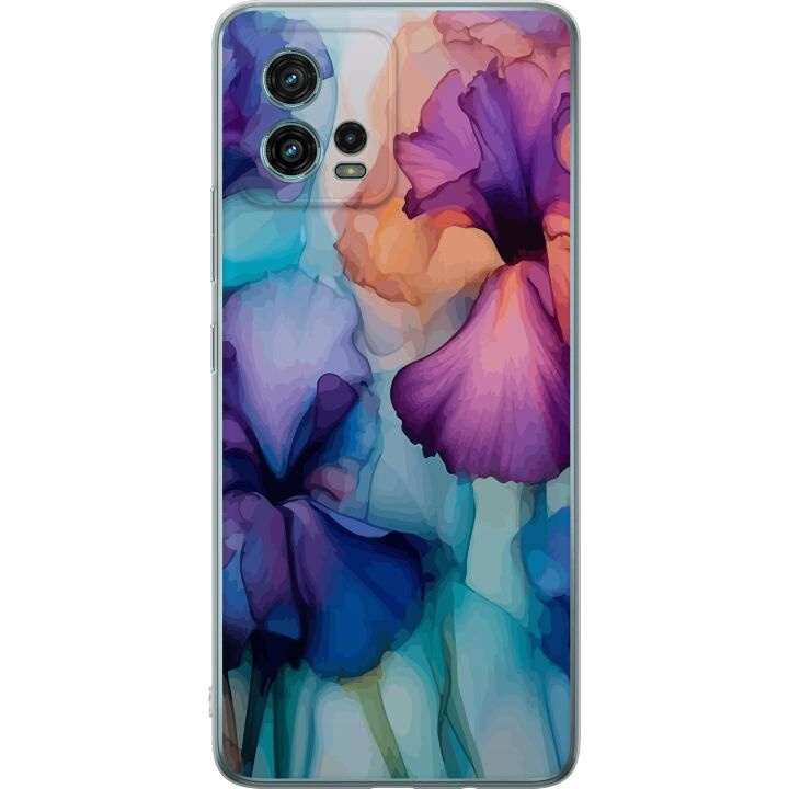 Mobilcover til Motorola Moto G72 med Magiske blomster motiv i gruppen SMARTPHONES & TABLETS / Mobil Beskyttelse / Motorola hos TP E-commerce Nordic AB (A55343)