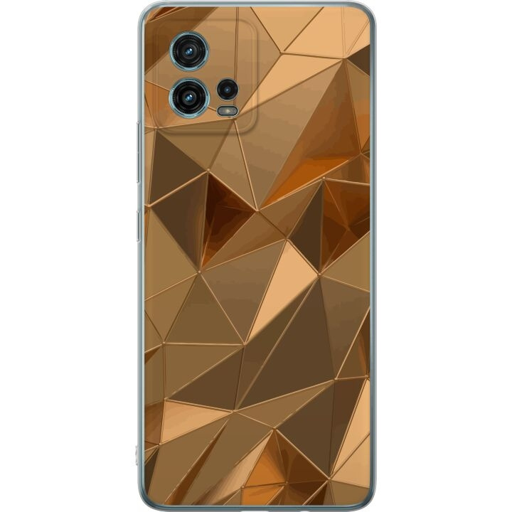 Mobilcover til Motorola Moto G72 med 3D Guld motiv i gruppen SMARTPHONES & TABLETS / Mobil Beskyttelse / Motorola hos TP E-commerce Nordic AB (A55364)