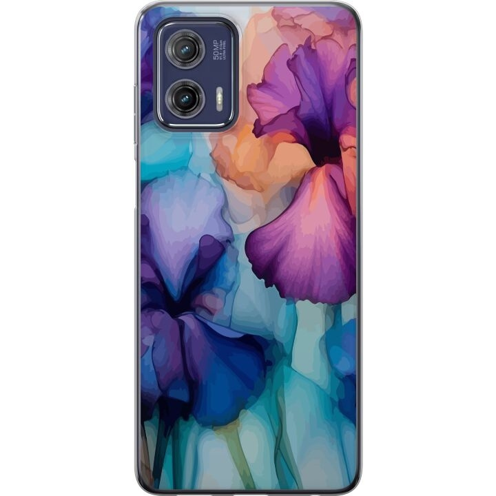 Mobilcover til Motorola Moto G73 med Magiske blomster motiv i gruppen SMARTPHONES & TABLETS / Mobil Beskyttelse / Motorola hos TP E-commerce Nordic AB (A55397)