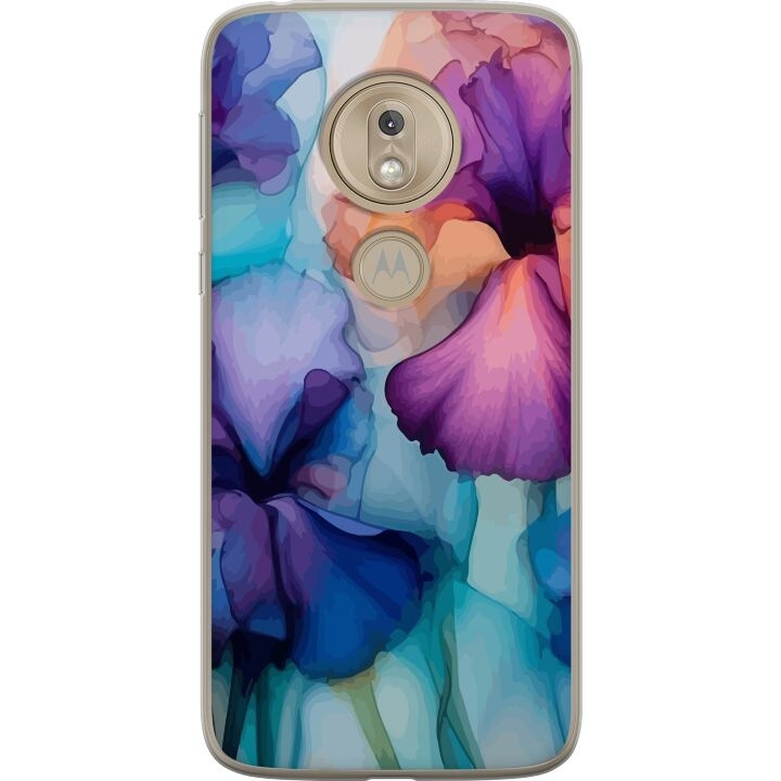 Mobilcover til Motorola Moto G7 Play med Magiske blomster motiv i gruppen SMARTPHONES & TABLETS / Mobil Beskyttelse / Motorola hos TP E-commerce Nordic AB (A55451)