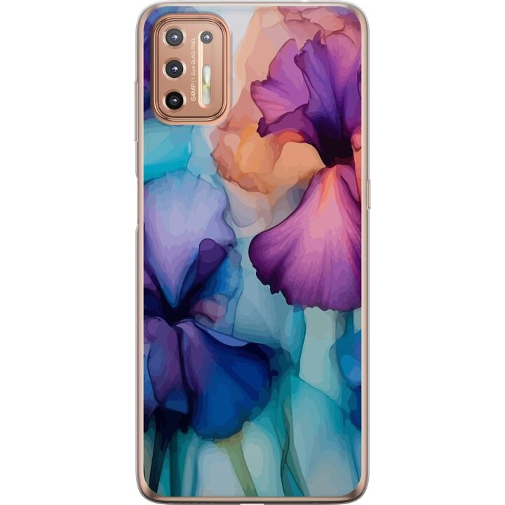 Mobilcover til Motorola Moto G9 Plus med Magiske blomster motiv i gruppen SMARTPHONES & TABLETS / Mobil Beskyttelse / Motorola hos TP E-commerce Nordic AB (A55532)