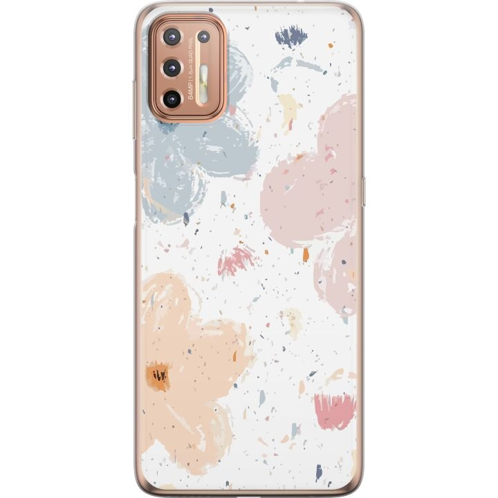 Mobilcover til Motorola Moto G9 Plus med Blomster motiv i gruppen SMARTPHONES & TABLETS / Mobil Beskyttelse / Motorola hos TP E-commerce Nordic AB (A55541)