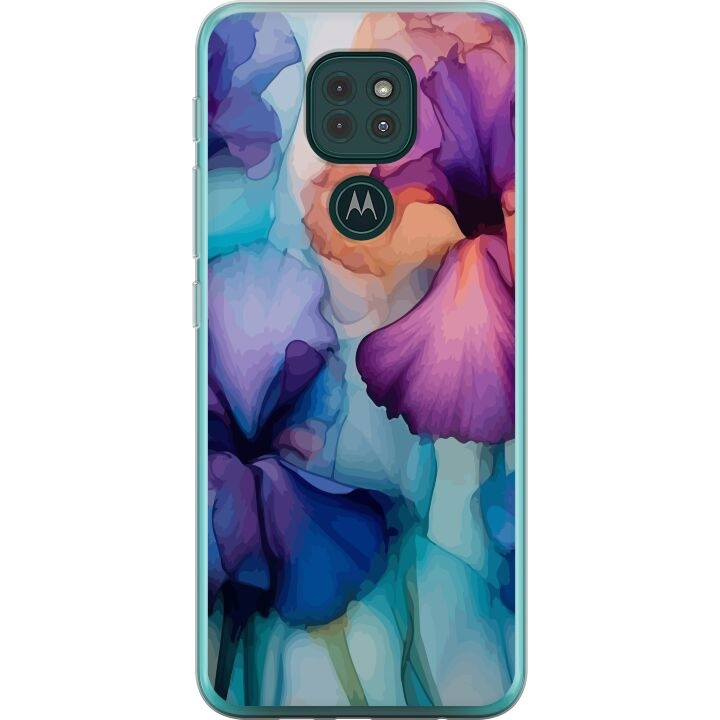 Mobilcover til Motorola Moto G9 Play med Magiske blomster motiv i gruppen SMARTPHONES & TABLETS / Mobil Beskyttelse / Motorola hos TP E-commerce Nordic AB (A55613)