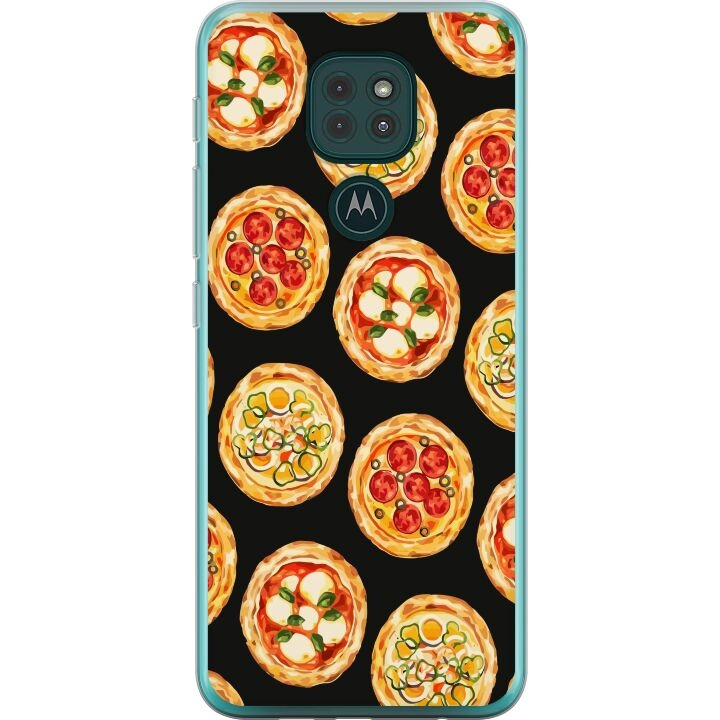 Mobilcover til Motorola Moto G9 Play med Pizza motiv i gruppen SMARTPHONES & TABLETS / Mobil Beskyttelse / Motorola hos TP E-commerce Nordic AB (A55623)