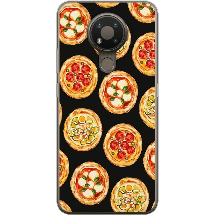 Mobilcover til Nokia 3.4 med Pizza motiv i gruppen SMARTPHONES & TABLETS / Mobil Beskyttelse / Nokia/Microsoft hos TP E-commerce Nordic AB (A55731)