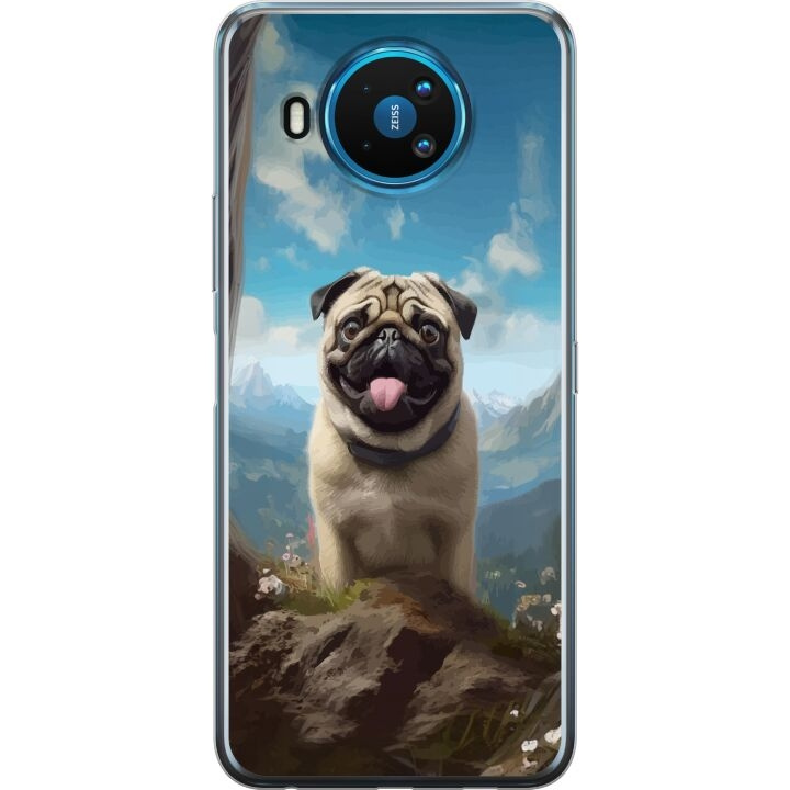 Mobilcover til Nokia 8.3 5G med Glad Hund motiv i gruppen SMARTPHONES & TABLETS / Mobil Beskyttelse / Nokia/Microsoft hos TP E-commerce Nordic AB (A55817)