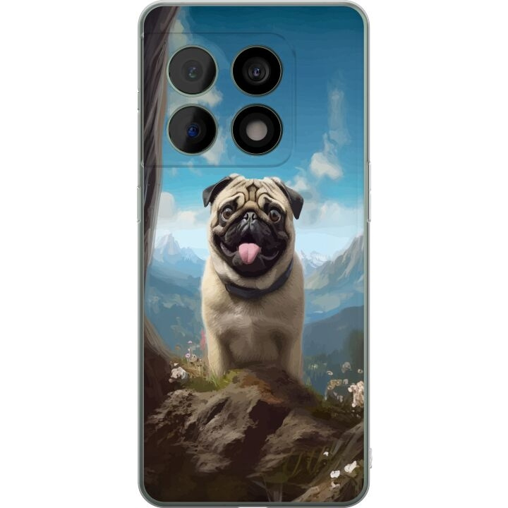 Mobilcover til OnePlus 10 Pro med Glad Hund motiv i gruppen SMARTPHONES & TABLETS / Mobil Beskyttelse / OnePlus hos TP E-commerce Nordic AB (A56357)